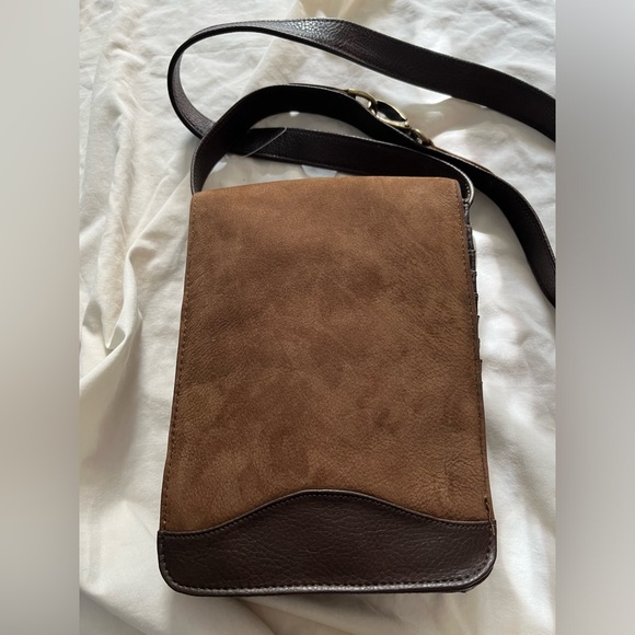 Sereta Crossbody Organizer Leather Messenger Bag - Picture 1 of 11